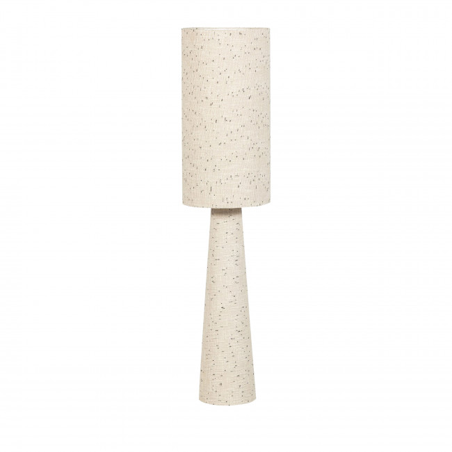 Loft - Lampadaire à pois en métal et tissu bouclette H130cm
