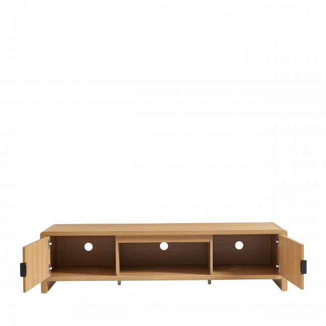 Paula - Meuble TV 2 portes en bois L160cm