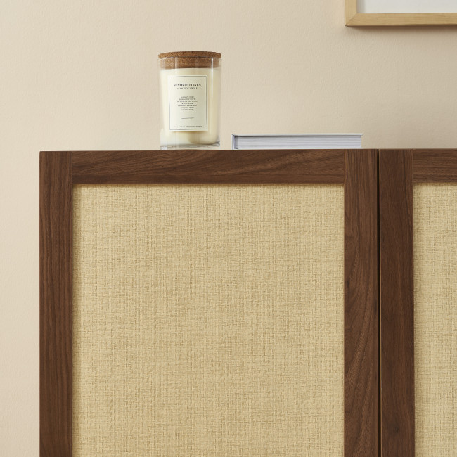 Estela - Buffet 3 portes en bois L140cm