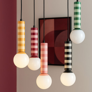 Rayado - Suspension à motif géométrique