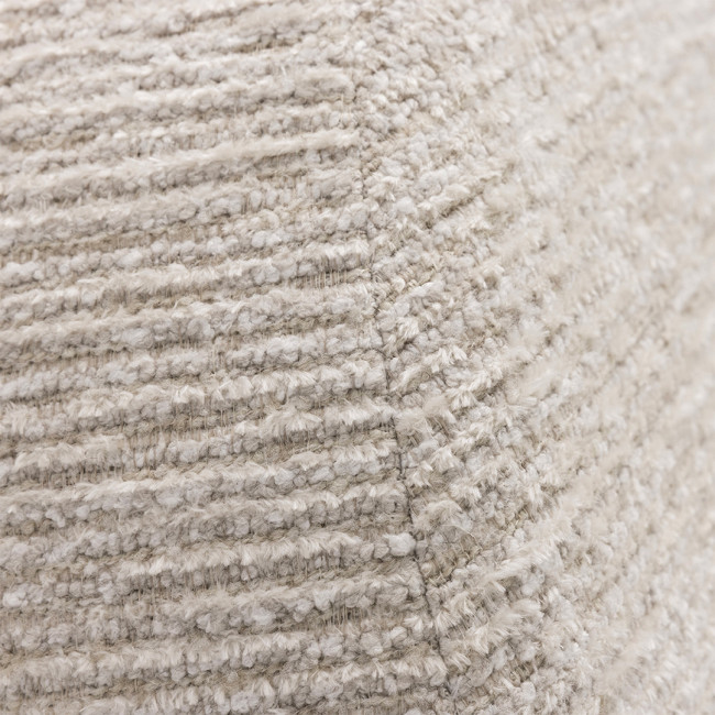 Groovy - Fauteuil pivotant en tissu chenille côtelé