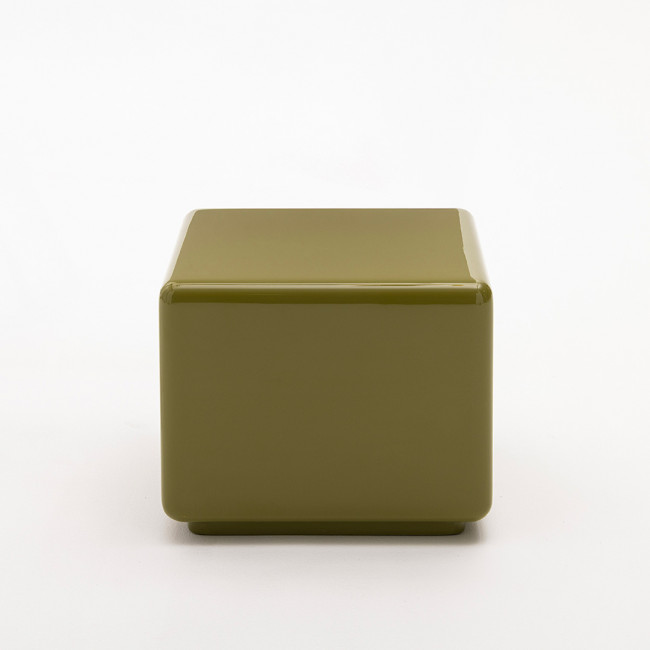 Gaia - Table d'appoint carrée laqué 40x40cm