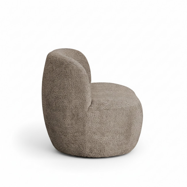 Mo - Banquette 2 places en tissu bouclette