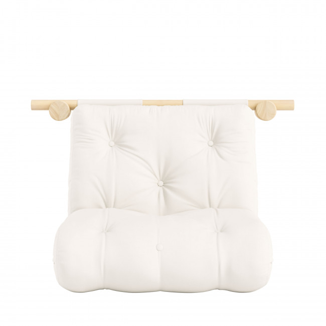 Hooked - Fauteuil convertible en tissu et bois avec accroches murales
