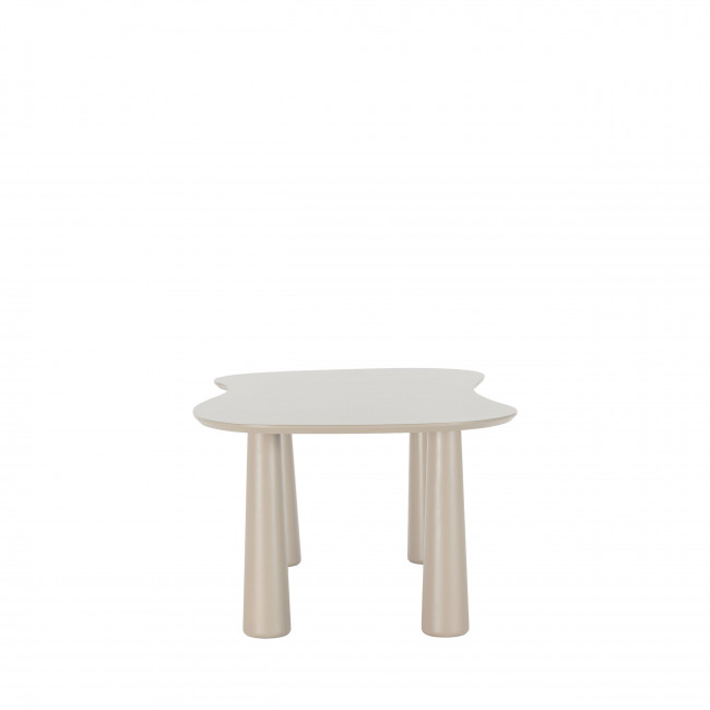 Adrine - Table à manger 8 personnes organique en bois 