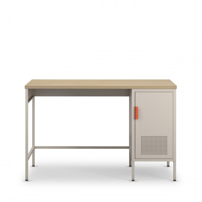 Adel - Bureau 1 porte en métal L120cm