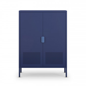 Adel - Buffet haut 2 portes en métal H110cm