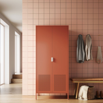 Adel - Armoire 2 portes en métal H180cm