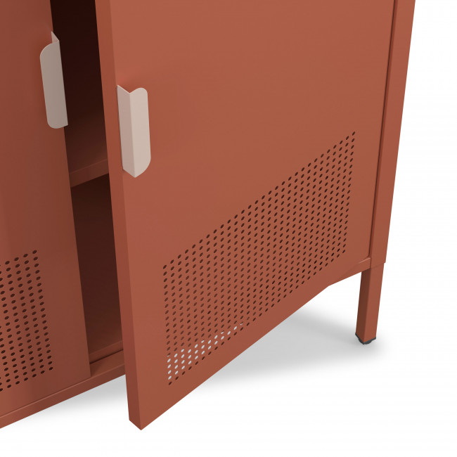 Adel - Buffet haut 2 portes en métal H110cm