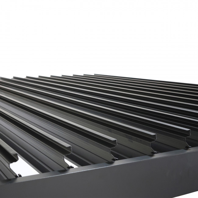 Tero - Pergola bioclimatique en aluminium 4x3m - anthracite