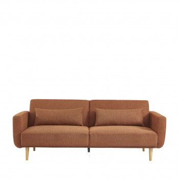 Emma - Canapé convertible 3 places en tissu