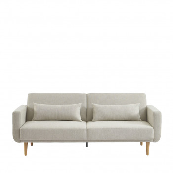Emma - Canapé convertible 3 places en tissu