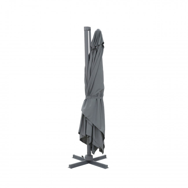 Veya - Parasol rectangulaire déporté en aluminium 3x4m