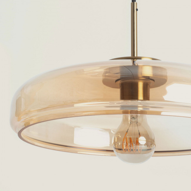 Neyo - Suspension ronde en verre ø34cm