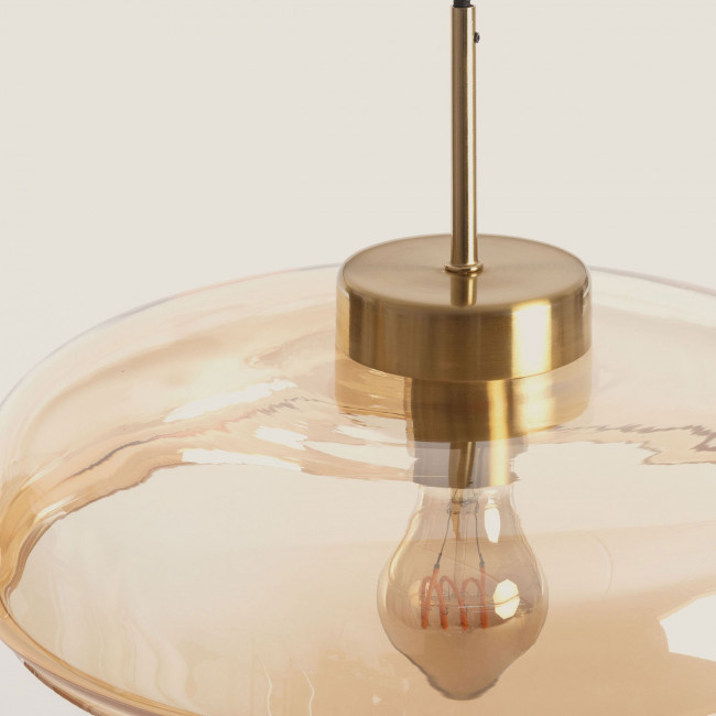 Neyo - Suspension ronde en verre ø34cm