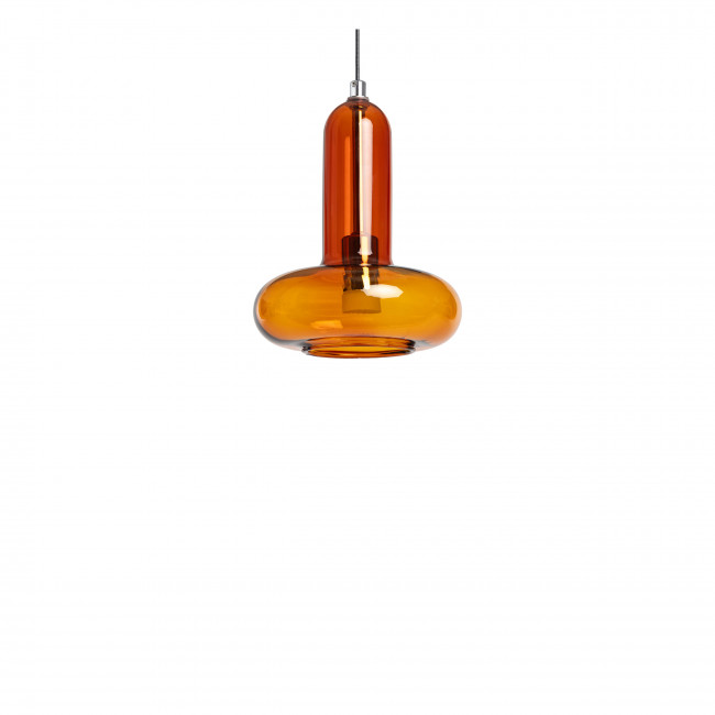 Timo - Suspension en verre avec LED intégrée ø15cm