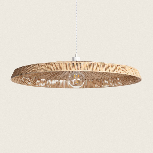 Orbe - Suspension ronde en raphia ø75cm