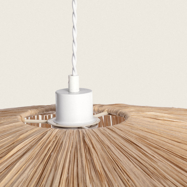 Orbe - Suspension ronde en raphia ø75cm