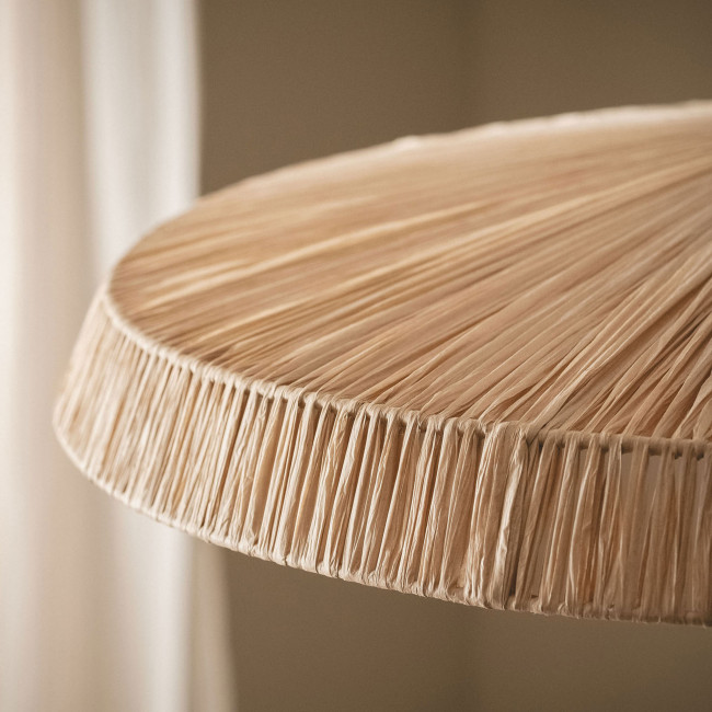 Orbe - Suspension ronde en raphia ø75cm