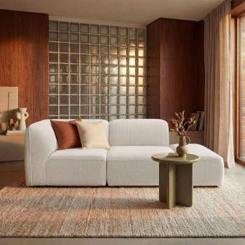 Noor - Chauffeuse pour canapé modulable en velours côtelé 