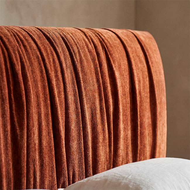 Livia - Lit coffre en tissu 160x200cm