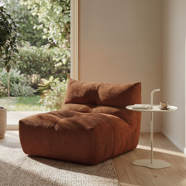 Sivo - Table d'appoint indoor/outdoor ronde en métal ø38cm