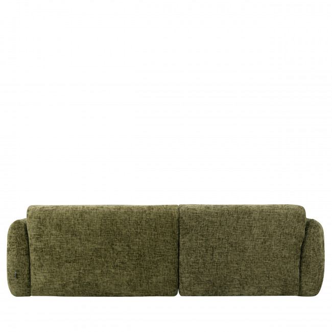Bocca - Canapé d'angle gauche 4 places en tissu à dossier capitonné
