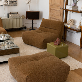 Alba - Pouf en tissu