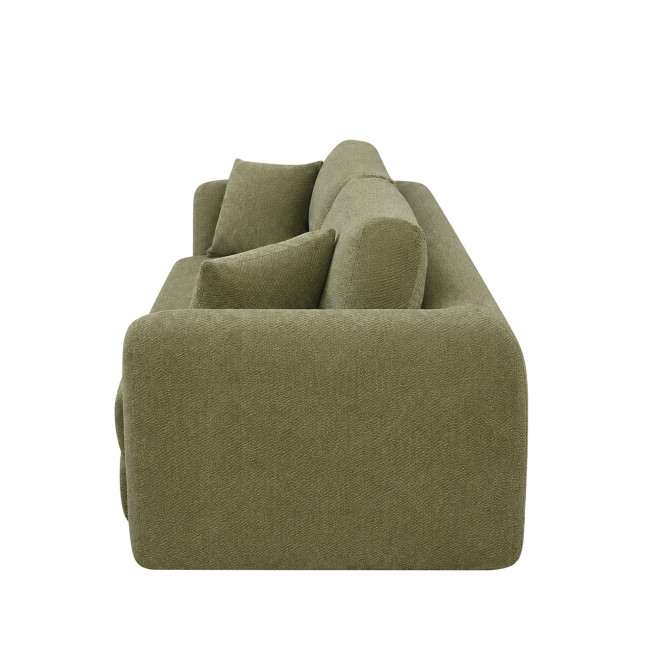 Lou - Canapé convertible compressé 3 places en tissu