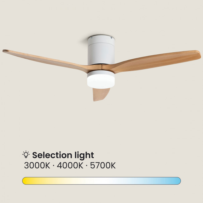Halo - Ventilateur de plafond silencieux avec éclairage LED intégré