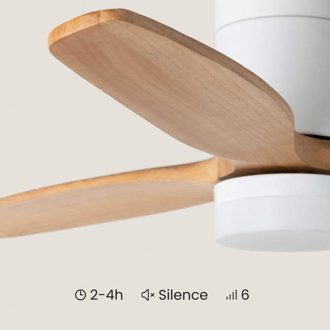 Halo - Ventilateur de plafond silencieux avec éclairage LED intégré
