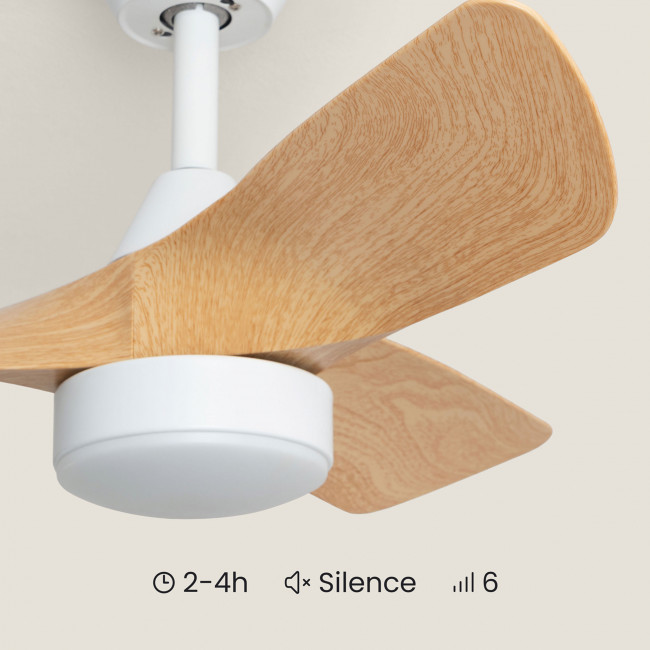 Erol - Ventilateur de plafond silencieux avec éclairage LED intégré