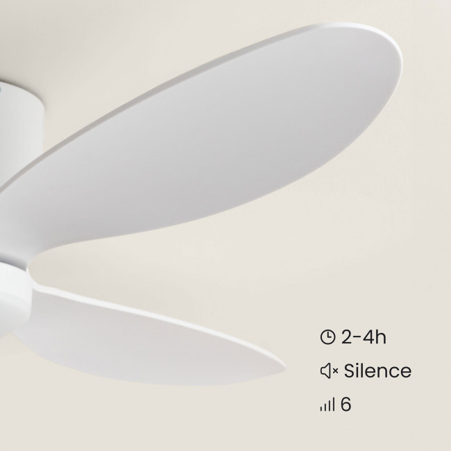Pulse - Ventilateur de plafond silencieux LED intérieur/extérieur