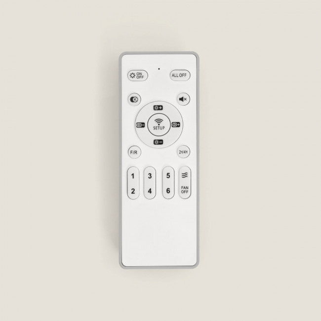 Breez - Ventilateur de plafond silencieux avec éclairage LED intégré