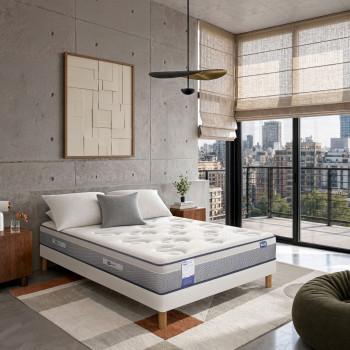 Influence- Hybride - Matelas 100% ressorts et latex, accueil enveloppant