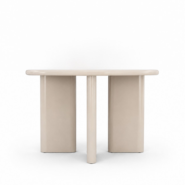 Pyranth - Table à manger ronde 4 personnes en bois 
