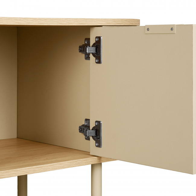 Will - Meuble TV 2 portes en bois et métal L150cm