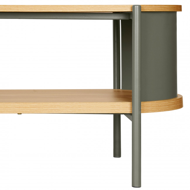 Paco - Meuble TV en bois et métal L120cm
