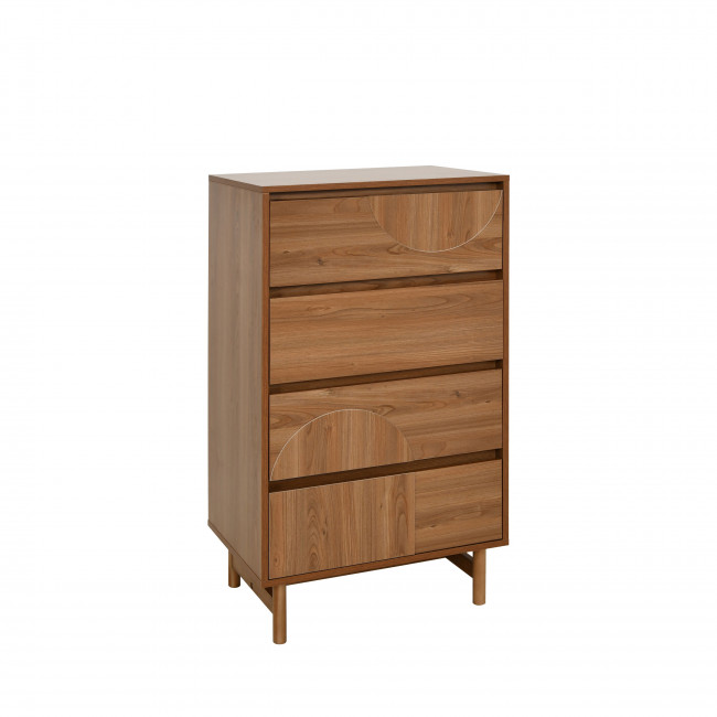 Abby - Commode 4 tiroirs en bois L60cm