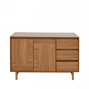 Abby - Buffet 2 portes 3 tiroirs en bois L110cm