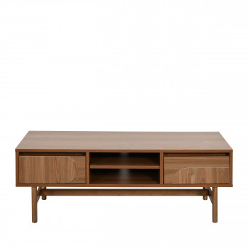 Abby - Meuble TV 2 tiroirs en bois L120cm