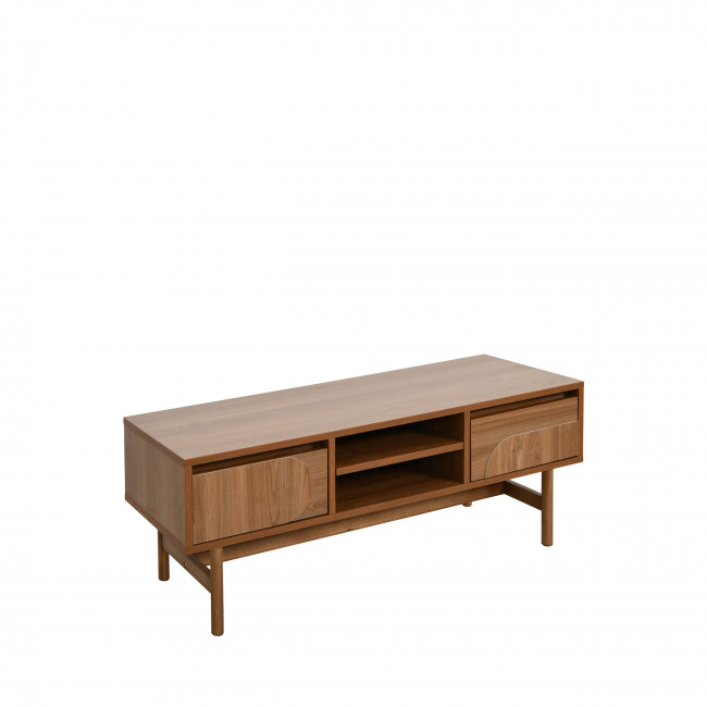 Abby - Meuble TV 2 tiroirs en bois L120cm