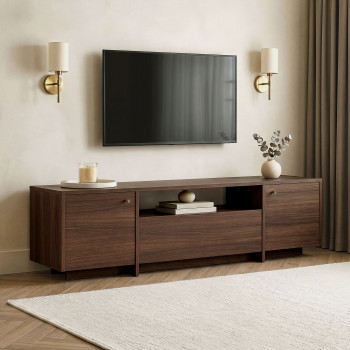 Hopa - Meuble tv 3 portes en bois L180cm