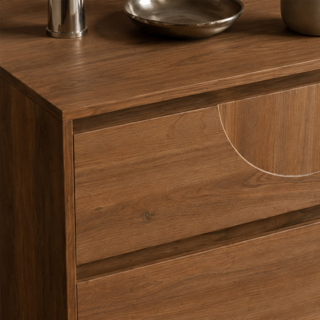 Abby - Commode 4 tiroirs en bois L60cm