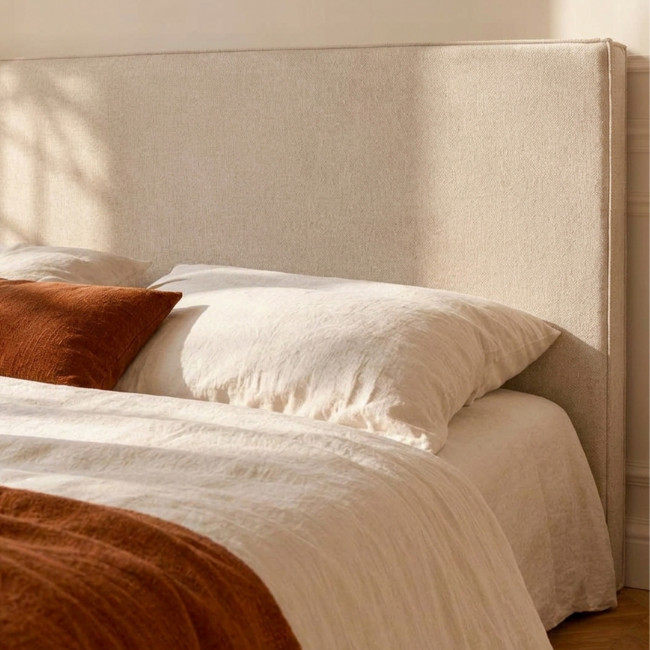 Lily - Tête de lit compressée en tissu L 180 cm
