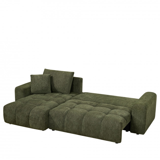 Giovano - Canapé d'angle réversible convertible 4 places en tissu