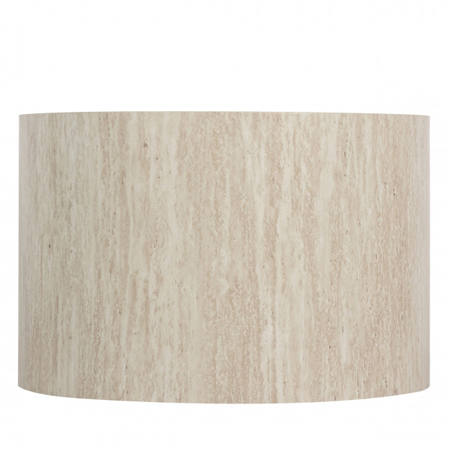 Elva - Lot de 2 tables d'appoint effet travertin