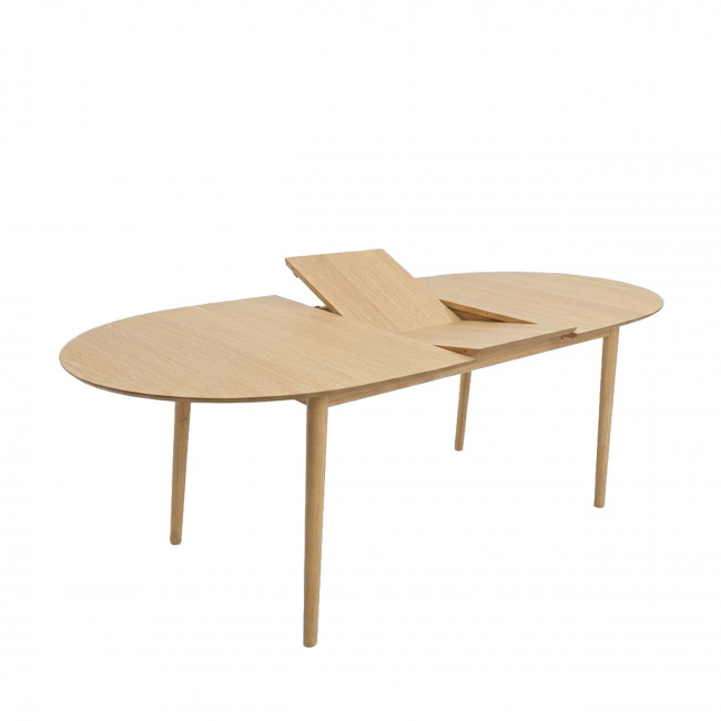 Essentia - Table à manger extensible en bois 6 à 10 personnes 180-220cm 