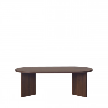 Calian - Table basse ovale en bois