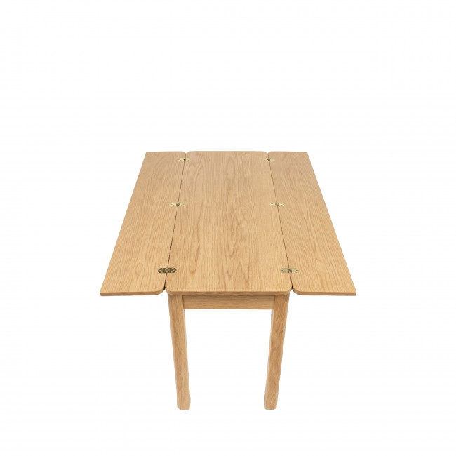 Sheldon - Table à manger extensible 2 à 4 personnes en bois 120x45-90cm